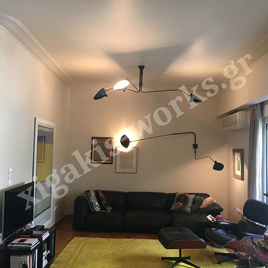 diamerisma kolwnaki 1 Διαμέρισμα στο Κολωνάκι εσωτερικοί ελαιοχρωματισμοί