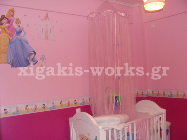 paidiko-koritsistiko-dwmatio Παιδικό Δωμάτιο